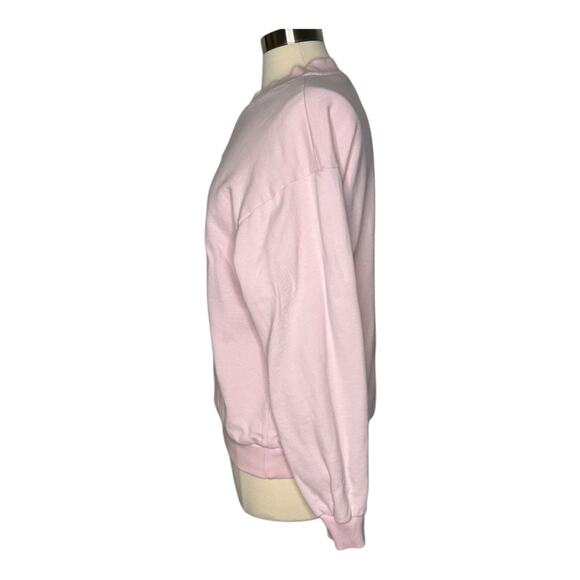 Flan Labs Eggs and Bacon Pink  Crewneck Sweatshirt  XL - Picture 3 of 8